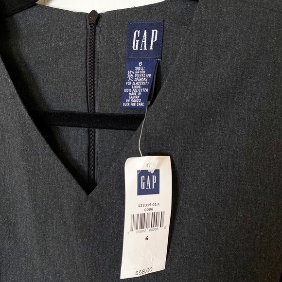 NWT GAP A-Line V-Neck Sleeveless Dress - Picture 5 of 5